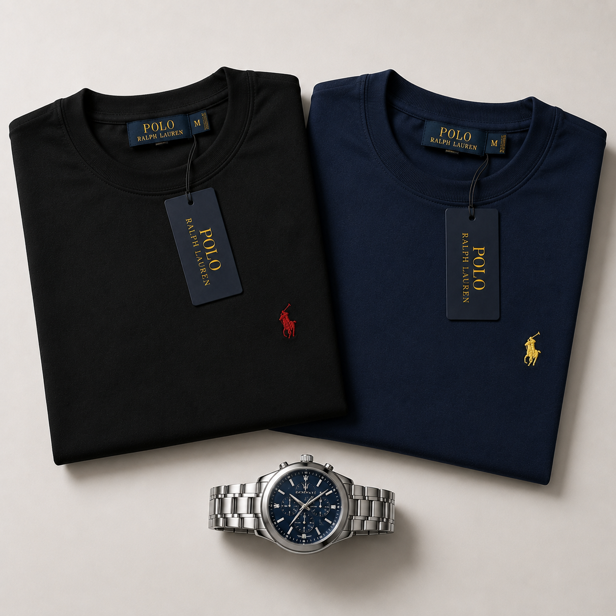 2 RL Shirts + Free Watch – Limited-Time Offer