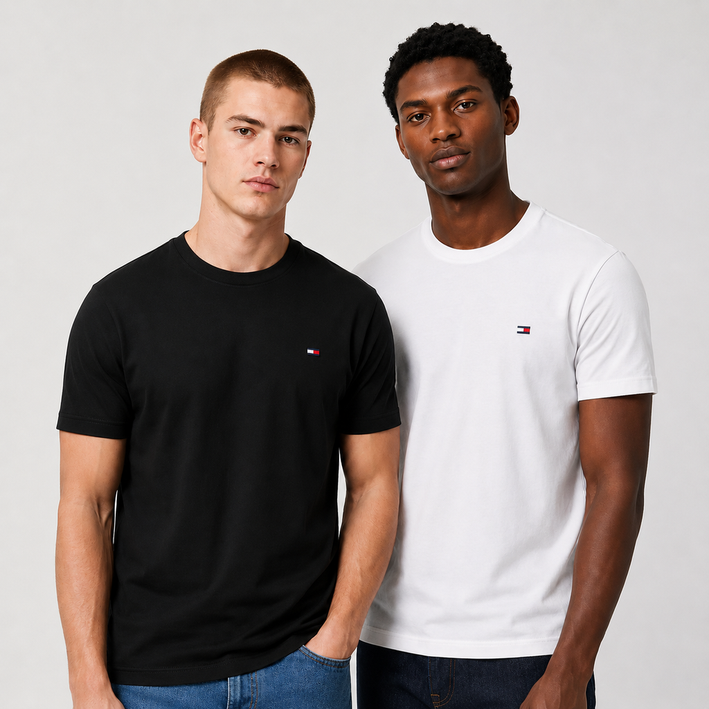 2 Tommy Hilfiger Shirts + Free Watch – Limited-Time Offer