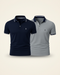 Navy Blue + Gray