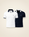 Navy Blue + White